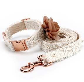 Original Lace Flower Pet Cat And Dog Strap