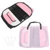 Foldable Dog Playpen with Carrying Bag Pink 57.1"x57.1"x24"