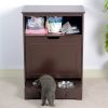 Pet snack storage cabinet-with food bowl