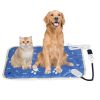 Pet Heating Pad Electric Dog Cat Heating Mat Waterproof Warming Blanket with 9 Heating Levels 4 Timer Setting Constan On Function Chewing-resistant