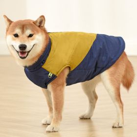 Vest Medium Sized Large Dog Cotton Suit (Option: Yellow-4XL)